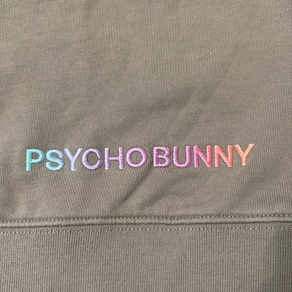 Psycho Bunny Kids Beige Sweatshirt and Joggers Set with Skull Design - Size 5-6Y - Picture 4 of 5